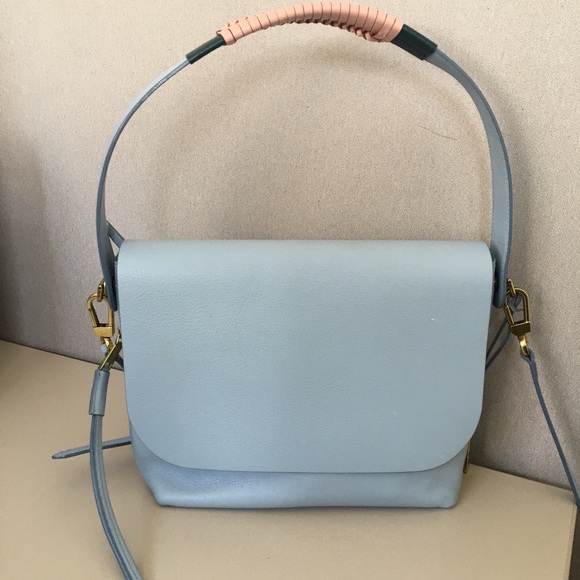 Leather Fossil blue bag - Picture 2 of 8